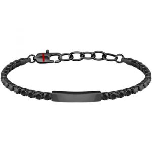 Sector Bracelet pour homme en Acier serti de zircon - 0.009 g - taille : 21CM - SANN48