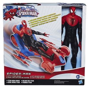 Image de Hasbro Figurine Spider-man 30 cm + véhicule