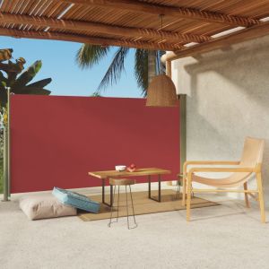 Image de VidaXL Auvent Lat¿¿Ral R¿¿Tractable De Patio 160x300 Cm Rouge