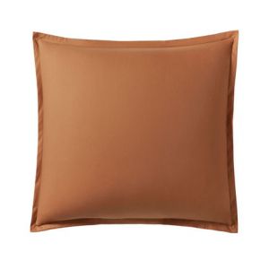 Image de Essix Taie d'oreiller en percale de coton orange 65x65