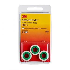 3M 3 M Scotch CODE SDR Câble de 4 marqueurs é nachfüllr, Paragraphe 4 (Lot de 3)