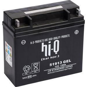 Hi-Q Batterie 51913 AGM ferme Type Acide Sans entretien