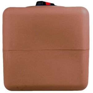 Elbi - Cuve récupération eau de pluie 300L - Réservoir aérien cubique Terracotta - Polyéthylène cb