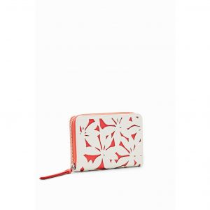 Desigual Mone_Onyx Marisa, Portefeuille à Trois Volets Femme, Orange, 14