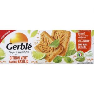 Gerblé Sablés au citron vert et au basilic