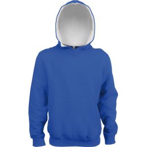 Image de Kariban Sweatshirt a capuche junior contrastee 8 10 ans