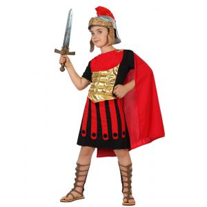 Déguisement de centurion Romain enfant Couleur Rouge Taille 10 12 ans (145 160 cm)