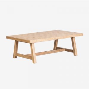 Image de Table basse rectangulaire en bois d'acacia (130x75 cm) Dubaï SKLUM Brun Acacia