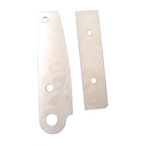 Wilmart Lot de 2 lames de rechange pour cisaille à fer à béton type 26 - 457305