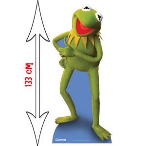 Image de Star Cutouts Figurine en carton Kermit la Grenouille - Haut 133 cm