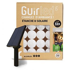 Image de Flocon Guirlande l ineuse extérieure étanc & solaire boules led 32 boules 32 boules