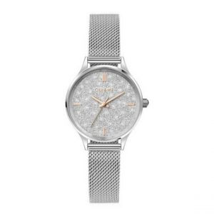 Montre femme Oui & Me ME010270 - Bracelet Milanais Acier Argent