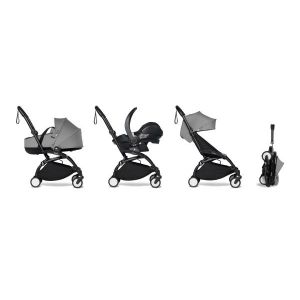 Image de Babyzen Poussette YOYO2 siège auto nacelle et 6+ cadre noir Gris