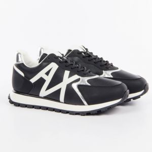 Armani Exchange Basket ax luxe Femme Noir