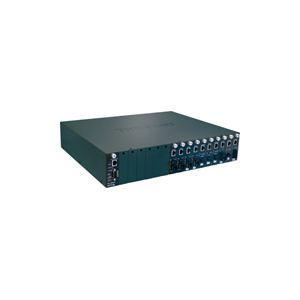 TrendNet TFC-1600 - Boîtier système de conversion fibre à 16 baies SNMP