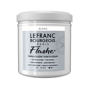 Lefranc & bourgeois Peinture Flashe vinylique - Blanc n°022 - 125 ml -