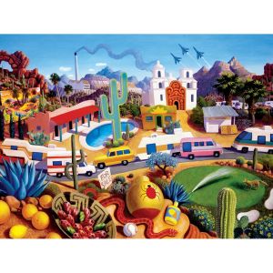 Master pieces Puzzle 550 pièces : Les bords de route du Sud-Ouest - Le Pays d'AZ