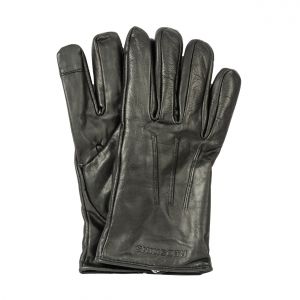 Redskins Gants Emar en cuir noir