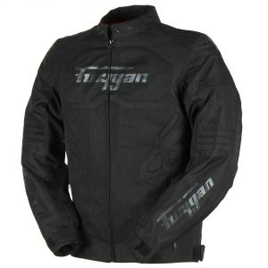 Furygan Blouson textile Atom Vented Evo noir/blanc- L