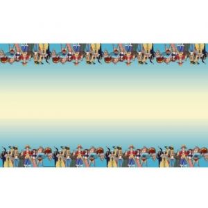 Chaks Nappe en papier recyclable 136 x 228 cm One Piece - Couleur Bleu