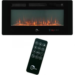 Insert Chemin&eacute;e Electrique Valtaia Plat Sannover 2000 W / 102 cm