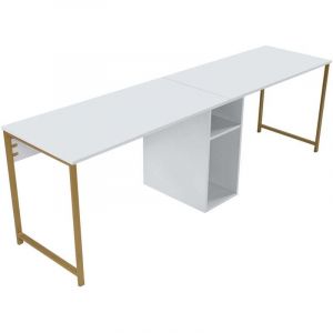 Bureau 2 Places En Aggloméré Twin