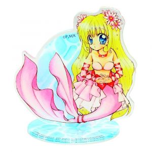 Figurine acrylique Uchiwa Mermaid Melody: Pichi Pichi Pitch Luchia Nanami with Flowers