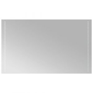 VidaXL Miroir de salle de bain &agrave; LED 60x100 cm
