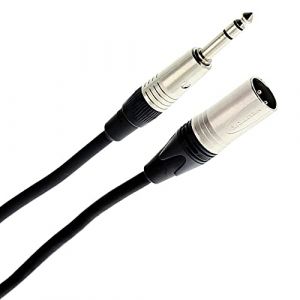 Câble XLR Mâle 3b Jack Mâle Stéréo 10m Elite