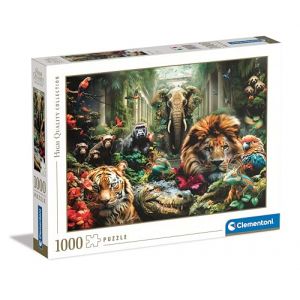 Clementoni Puzzle 1000 pièces : Jungle Mystique