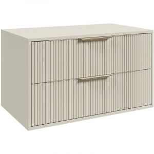 Badplaats - Meuble sous-vasque Rimini 80 cm - Cashmere - Meuble av