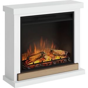 Tagu C minée électrique décorative 'Hagen' Blanc Powerflame