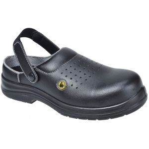 Portwest Sabots de s&eacute;curit&eacute; ventil&eacute; composite ESD SB AE Noir 41