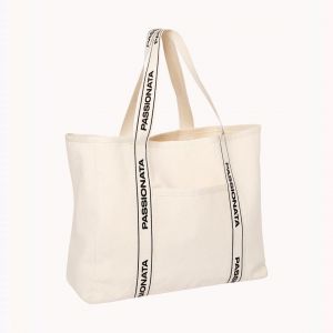 Passionata Sac de plage en toile Dina beige