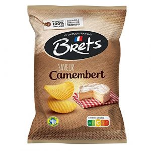 Chips - BRETS - Saveur Camembert - 125G - Lot de 4 - Apéritif Savoureux