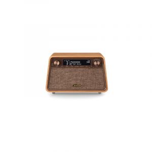 Sangean Radio Reveil Vintage Dab+, Bluetooth, FM, Auxillaire In. Coffret bois Clair