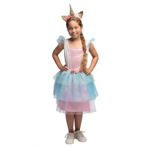 Boland Costume de princesse licorne pour enfants, robe et diad&egrave;me pour le carnaval, les f&ecirc;tes &agrave; th&egrave;me et les jeux de r&ocirc;le, costume de conte de f&eacute;es