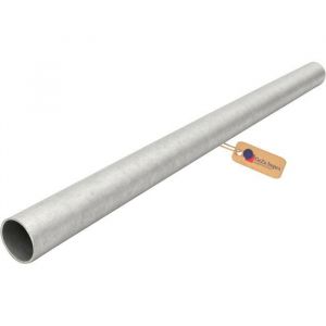GeZu Impex Tube en Acier &Oslash; 27 mm x 1600 mm Tuyau en Acier Galvanis&eacute; &agrave; Chaud pour Colliers de Serrage Rampes Cadres Meubles & Construction