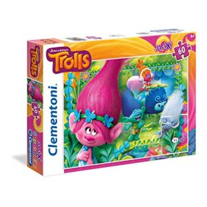 Clementoni Puzzle Maxi Trolls (60 pièces)