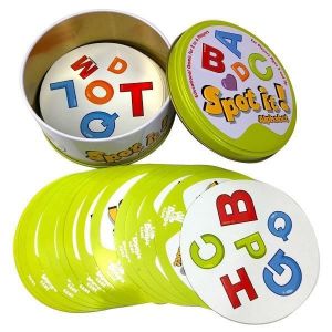 Alphabet G - Jeux De Soci&eacute;t&eacute; Dobble Spot Pour Enfants, Carte &Eacute;ducative Classique, Hip Hop, Animal, Vacances,