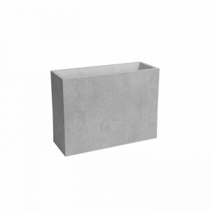 Artevasi Jardiniere - Plastique - Gris Clair - 80 cm - 50 L - Sydney