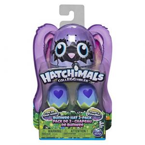 Spin Master Pack de 2 Hatchimals Chapeau de Bunwee - Spéciale Pâques (Modèle aléatoire)