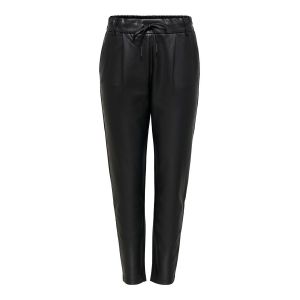 Only ONLPOPTRASH Easy Coated Pant PNT Noos Pantalon, Black, M/34 Femme