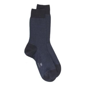 Chaussettes fantaisie caviar laine mélangée