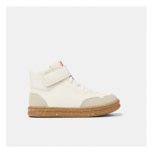 Camper Pour enfant. Bottines en cuir Runner Four blanc