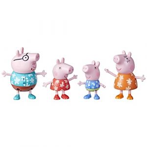 Hasbro Assortiment de packs de 4 figurines Peppa Pig - Peppa's Aventures - Peppa et sa famille
