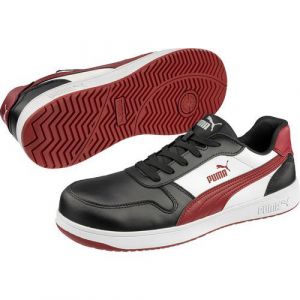Chaussure de travail Frontcourt P 44 bas noir/blanc/rouge S3L - PUMA - 640205
