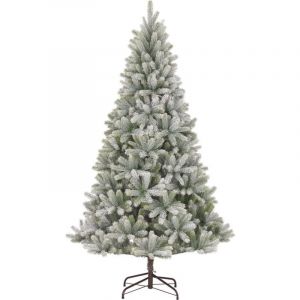 Black Box Trees Nagoya Artificial Christmas Tree - H180 x &Oslash;108 cm - Vert givr&eacute;