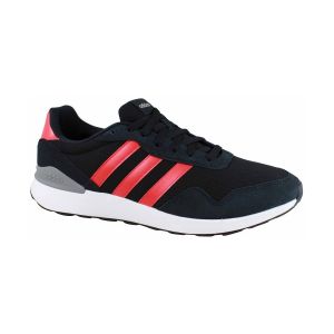 Adidas Homme Run 60s 4.0 Shoes Chaussures, Core Black/Pure Ruby/Grey Three, 40 2/3 EU