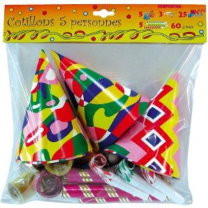 Image de Rubie's Cotillons : Coffret pour 5 personnes